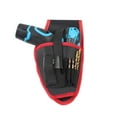 thumbnail image 5 of Pochette Portable pour Outils d'Électricien pour Perceuse Sans Fil Lithium 12V/18V Bord Rouge, 5 of 5