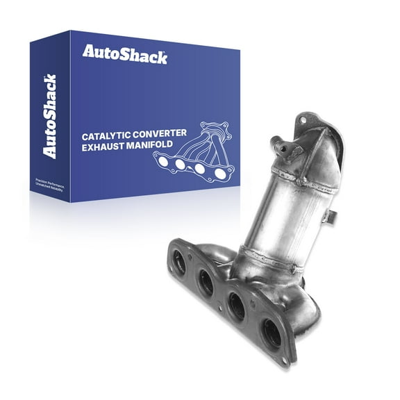 AutoShack Exhaust Manifold Catalytic Converter Kit | Replacement for 2017-2020 Hyundai Elantra 2017-2018 Kia Forte 2020-2021 Kia Forte5 | 2-PC