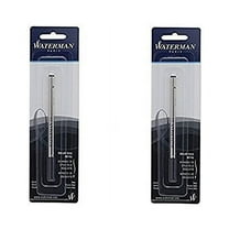 Waterman(R) Refill, Rollerball, Fine Point, 0.5 mm, Black (2-Pack)