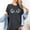 Dark Gray, variant on Womens T Shirts Vintage Seashell Print Crewneck Short Sleeve Summer Tee Women Blouses Black XXL