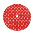 thumbnail image 1 of de de Navidad de invierno Patrón de esponjoso duradero Cubierta de base de de Navidad gruesa reutilizable para, 1 of 8