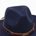 thumbnail image 5 of Gibobby Toddler Cowboy Hat Western Cowgirl Hat Unisex For 3-8 Years Boys Girls Kids Classic Ranch Cowboy Hat Outdoor Dress Up Cap,Navy, 5 of 5