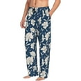 thumbnail image 5 of Cauagu Lilies Flowers Mens Pajama Pants Sleep & Lounge Pants,PJ Bottoms with Pockets-Medium, 5 of 7
