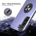 thumbnail image 5 of Galaxy S22 Case, Samsung Galaxy S22 Case with HD Screen Protector, [Military Grade] Shockproof Protection Case with 360° Magnetic Ring Holder Kickstand Phone Case for Samsung S22, Blue, 5 of 16