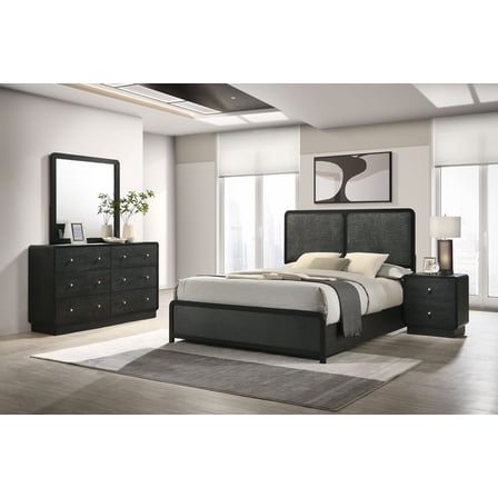 Cavelle 4-piece Queen Bedroom Set Black