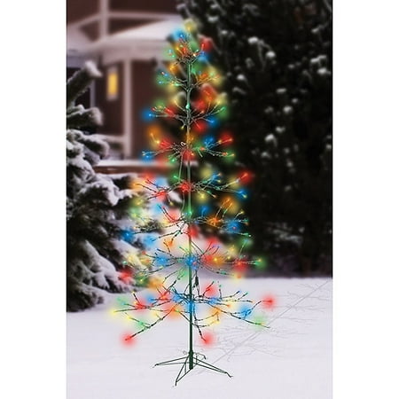 holiday time 72 quot twinkle christmas tree led light holiday time 72 quot twinkle christmas tree led light