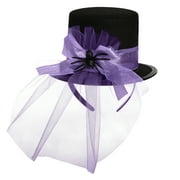 Way To Celebrate Halloween Spider Top Hat Headband, Purple