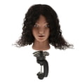 thumbnail image 1 of Cabeza de maniquí de cosmetología jinwen 40cm cabello humano, 1 of 8