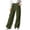 Army Green, variant on Womens Sweatpants Drawstring Elastic High Waist Double Sided Fleece Pants Wide Leg Sweatpants with Pockets for Jogger Coffee
