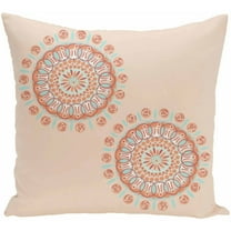 Simply Daisy 16" x 16" Sea Flower Geometric Print Pillow