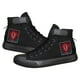 thumbnail image 1 of 2022 Stranger Things, zapatos informales para mujer, zapatos de lona de primavera para mujer, HellFire Club, zapatillas altas negras, zapatillas transpirables de tacón planoBlanco-C39 Deng Xun unisex, 1 of 2