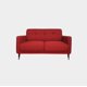 thumbnail image 1 of Love Seat Euro Tela Curri Rojo Inlab Muebles Love Seat Euro Tela Curri Rojo Love seat contemporaneo, 1 of 4