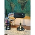 thumbnail image 4 of JCPYIUL 14.17" Black Bankers Desk Lamp with Pull Chain Switch Plug in Fixture, Traditional Library Lamp for Office,Piano,Study Room-（Excluding light bulbs）, 4 of 15