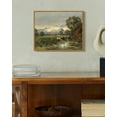 thumbnail image 6 of Drsoum Vintage Landscape Canvas Wall Art Cow Farm Classic Wall Prints Modern Farmhouse Bathroom Office Decor 8x10in Natural Framed, 6 of 6
