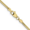 thumbnail image 3 of 14K Solid Yellow Gold 2mm Franco Link Chain Necklace, 3 of 4