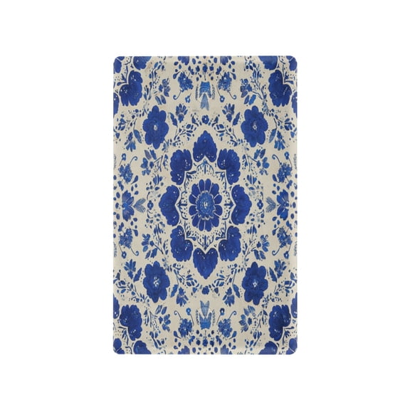 Light Switch Cover Switch Plate Outlet Cover Plug Cover for Electrical Unused Outlet Cover Blue and White Batik Pattern