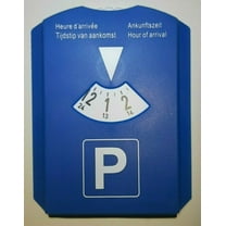 Walbest CAR PARKING DISC PLASTIC TIMER/CLOCK/ARRIVAL TIME DISPLAY WITH SNOW SCRAPER