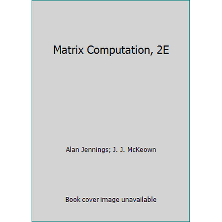Matrix Computation, 2E, Used [Paperback]