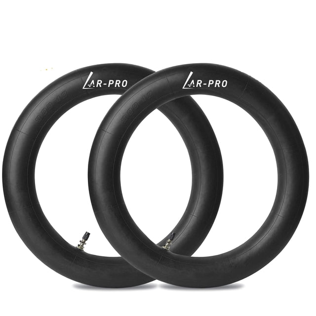 Tubos interiores AR-PRO 3.00/3.50-12 para moto de cross (paquete de 2) con válvula TR4