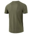 thumbnail image 4 of Mens Shirts Summer WAGOFF Short-sleeved Stand-up Collar Poio Shirt T-shirt Casual Sports Daily Top Blouse, 4 of 5