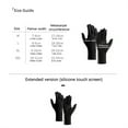 thumbnail image 2 of Qnjujn Winter Cycling Inner Gloves, Windproof Touchscreen Liner Gloves for Skiing, Winter Cycling Inner Gloves, Anti-Slip Warm Fleece Gloves for Riding Hiking Outdoor Sports and Smartphone Use, 2 of 2