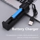 thumbnail image 3 of Cargador de batería Adaptador de carga de 1 ranura USB para 18650 21700 22650 16340 JShteea  El nuevo, 3 of 5