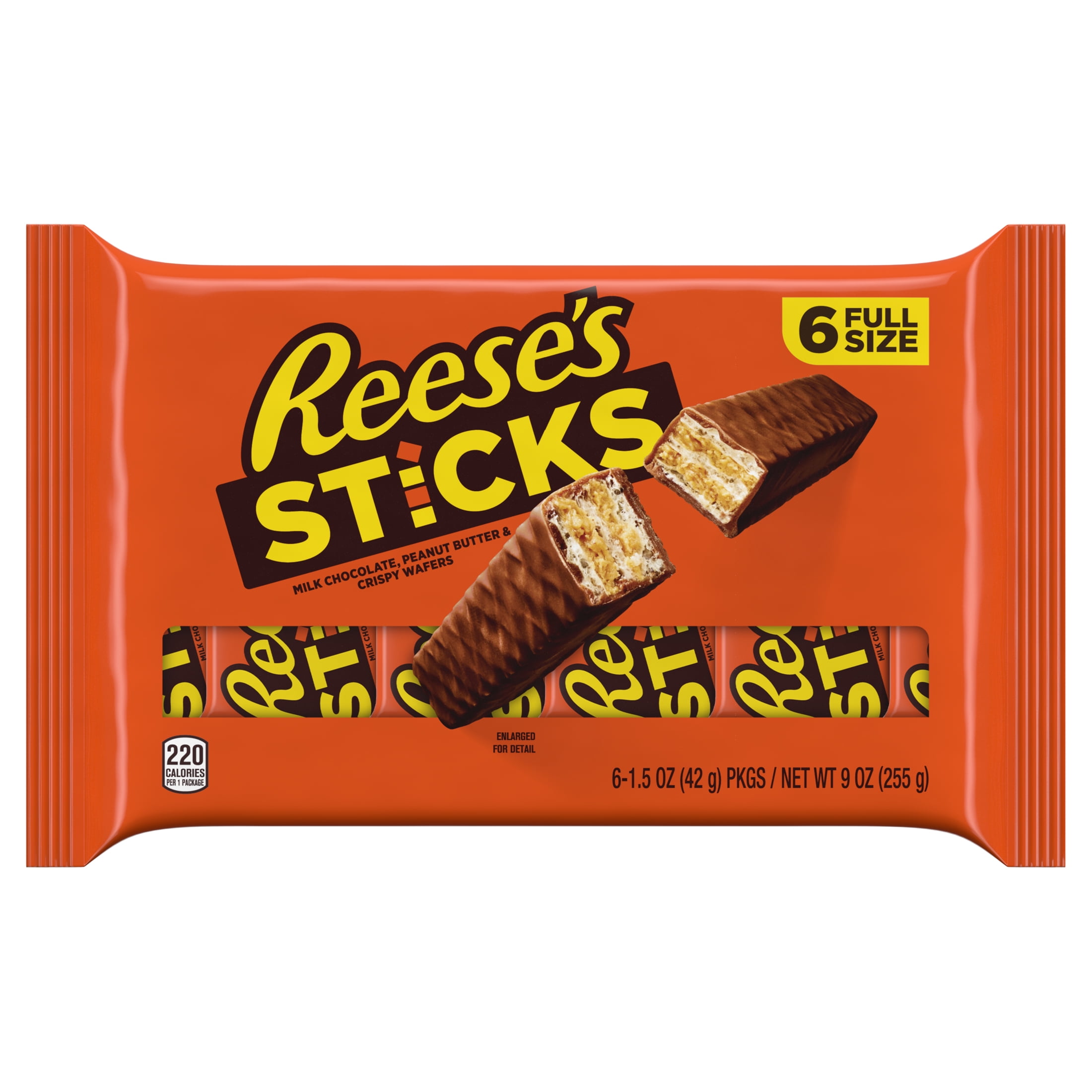 Reese's Sticks Chocolate Covered Stick Bag 1.5 oz 6 Ct