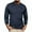 Navy, variant on Wyobmus Mens Crewneck Sweatshirts Waffle Panttern Texture Outdoor Leisure Long Sleeve Pullover Sweatshirts Black