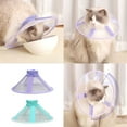 thumbnail image 2 of Elizabethan Collar For Pet Post Surgical Wound Protections Soft Comfortable Mesh Cone Adjustable Neckband Prevent Licking, 2 of 16