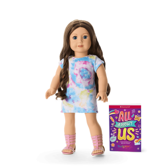American Girl Doll Makena World By Us 18 inch Doll and Book - Walmart.com