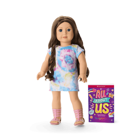 American Girl Truly Me 126 18 inch Doll Wavy Brown Hair Blue Eyes