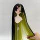 thumbnail image 3 of 1/4 Bjd Peluca De Muñeca De Doble Tono Recta Con Fibra De Fibra Amigable Para El Calor Para Muñecas Inteligentes Y Peinados Realistas, 3 of 7