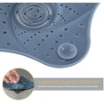thumbnail image 4 of Drenaje de ducha Cather, Tubo de silicona Drenaje Cabello Catcher Tapón Filtro con ventosa para baño Cocina Goma Bañera Colador Cubierta Hair Catcher Azul Jormftte WRMH-1054-3, 4 of 7