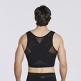 thumbnail image 3 of Chaleco moldeador de pecho para hombre, vendaje de pecho plano con cierre de pecho, ropa interior ajustada moldeadora de cuerpo, antibultos en el pecho, verano, 3 of 4
