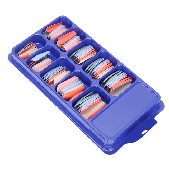 Punta de uñas, cubierta completa de color puro, punta de uñas de cubierta completa, uñas postizas coloridas, durabilidad probada en el tiempo