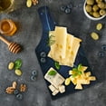 thumbnail image 5 of Earth Cutting Board, Planet from the Space at Night Galactic Astronomy Themed Ethereal Interstellar Image, Tempered Glass Cutting and Serving Board, Wine Bottle Shape, Dark Blue, by Ambesonne, 5 of 5