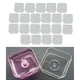 thumbnail image 2 of Vasos de plástico transparente para velas de té, recipientes para cera de velas, moldes para velas, decoración para bodas y el hogar. Forma cuadrada 20 piezas, 2 of 8