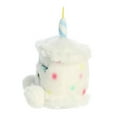 Aurora - Mini White Palm Pals - 5" Happy B'Day Cake - Adorable Stuffed ...