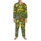 thumbnail image 3 of Fotbe Camping 1 Pijama de Hombre con Estampado de Manga Larga, Conjunto de 2 Piezas, Ropa de Dormir Suave y Cómoda con Bolsillos-X-Large, 3 of 7