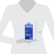 onn Mini Sticks Blue Wireless Bluetooth Earbuds with Environmental Noise Canceling