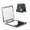Square, variant on Star Retro Mid Century Atomic Starry Vintage Portable Double-Sided Face Mirror Square, Magnifying Compact Pocket Mirror with PU Leather Cover
