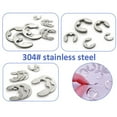 thumbnail image 2 of MYG 120 E Clips C CIRCLIPS Stainless Steel Kit Retaining Ring Assorted 1.5mm to 10mm, 2 of 9