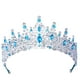 thumbnail image 3 of Tocado Shinning Princess Joyas para el cabello Rhinestone Tiara Corona nupcial Azul oscuro Fernando, 3 of 8