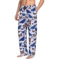 thumbnail image 6 of Fuzoiu Butterflies1 Print Men's Pajama Pants,Lounge Pants for Men,Lounge PJ Bottoms,Sleepwear Pants with Drawstring Pockets -Medium, 6 of 6