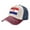 Navy And Red, variant on Republic-Of-Croatian-Flag Baseball Cap Distressed Adjustable Vintage Cotton Denim Hat for Women Men