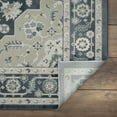 thumbnail image 3 of Ox Bay Madison 1'10" x 3' Navy Blue/Gray Floral Durable Performance Indoor Area Rug, 3 of 6