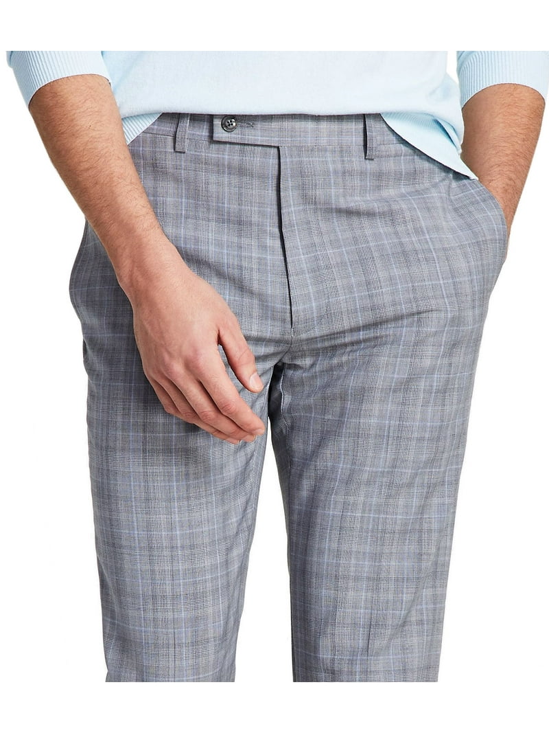 macys mens grey dress pants Men's Gray Casual Dress Pants