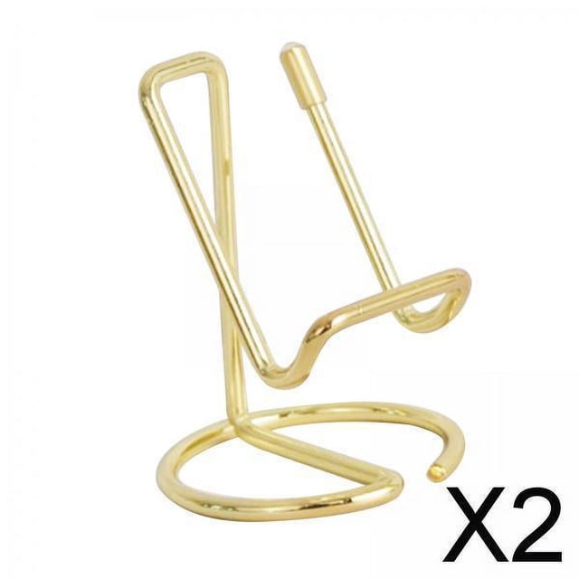Soporte para Teléfono Móvil de Hierro Forjado Shamjiam Accesorios Decorativos de Escritorio Par 2 piezas