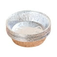 thumbnail image 4 of serony 50 Pcs Plateau en Papier D\'aluminium Friteuse à Air Chaud Plateau Jetable Papier D\'aluminium Anti-Huile Étain Jetable Doublure de Poêle en Aluminium Anti-Huile pour Plaque à Pâtisserie 6 Pouces, 4 of 9