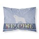 thumbnail image 1 of Funda de almohada de bienvenida para perro de agua Caroline's Treasures Estándar, 1 of 1